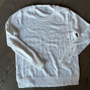J. Crew White Sweater